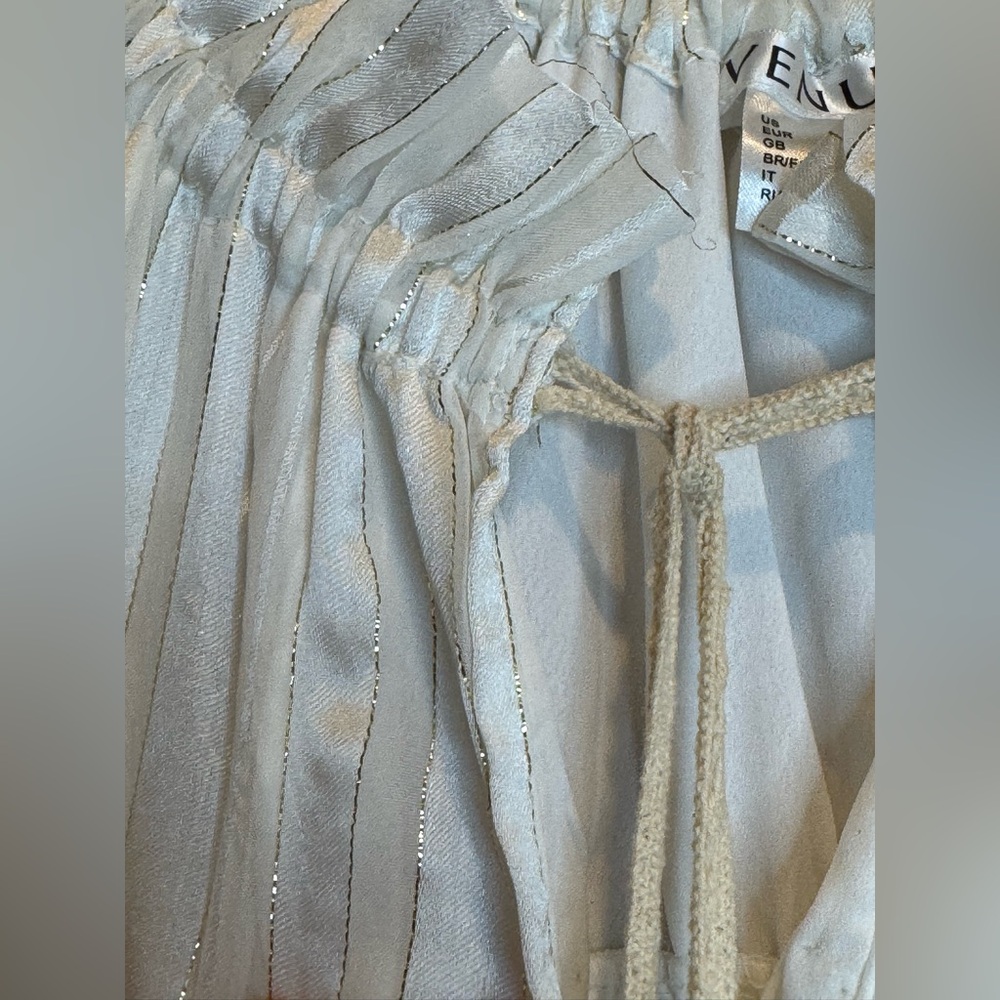VENUS Elegant Off-Shoulder White Maxi Dress - Picture 9 of 16